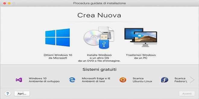 Parallels Desktop Mac Crack - Crea Nuova